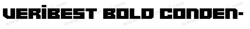 VeriBest Bold Conden字体转换